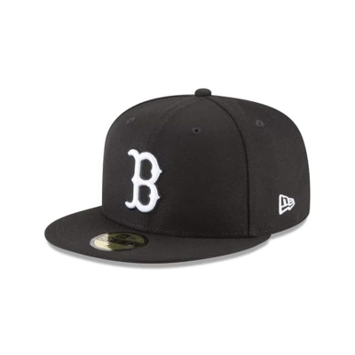 Boston Red Sox Gorra | New Era MLB Basic 59fifty Fitted Cap Mexico - Negros
